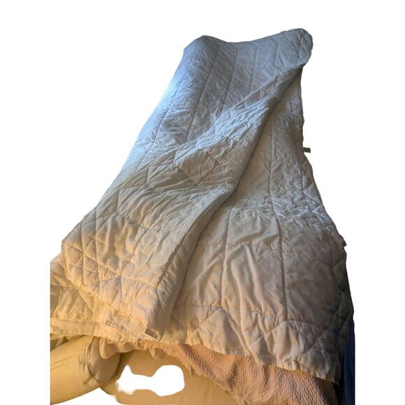 CHAMFER! ENVIROSLEEP HYPOALLERGENIC DUVET FILLER, COMFORTER, WHITE! SZ QUEEN - Picture 10 of 16